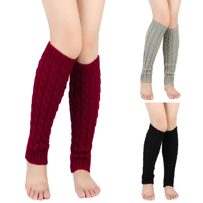 Ankle Warmers Leg Womens Winte - Thermal Sock Wool ulasan dan harga