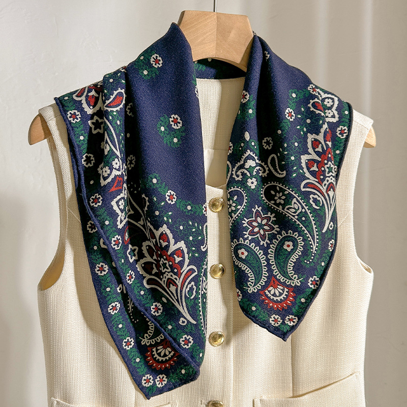 70% Wool 30% Silk Scarf Women  - Shawl Wrap Winter ulasan dan harga