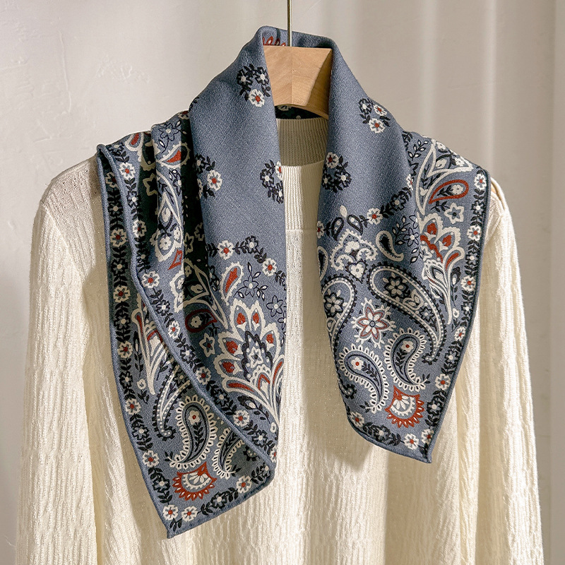 70% Wool 30% Silk Scarf Women  - Shawl Wrap Winter ulasan dan harga