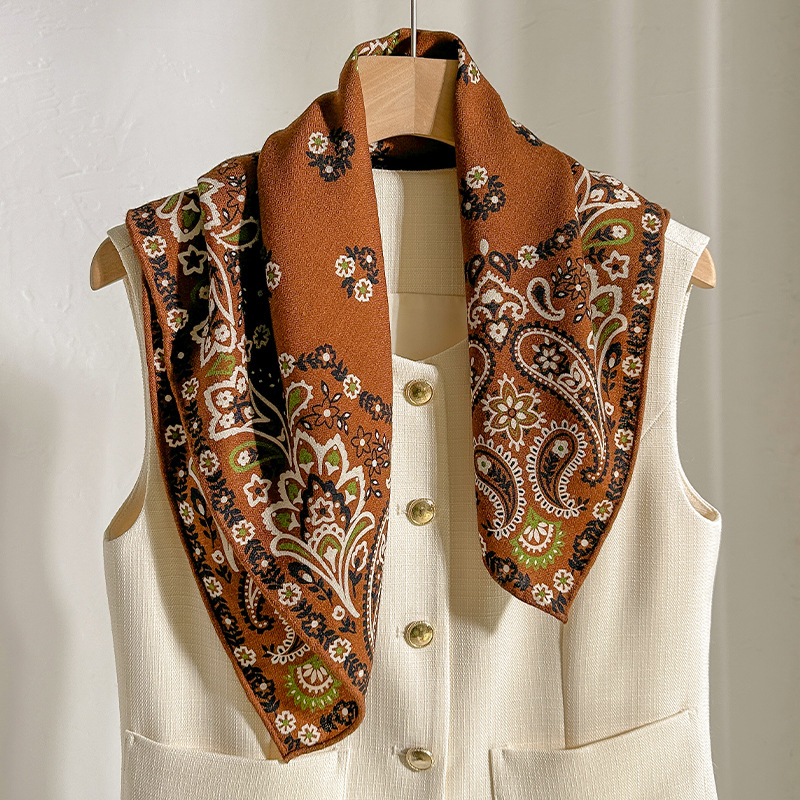 70% Wool 30% Silk Scarf Women  - Shawl Wrap Winter ulasan dan harga