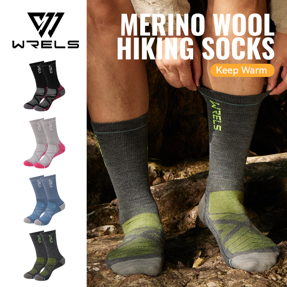 WRELS 1/2/3 Merino Wool Socks  - Thermal Sock Wool ulasan dan harga