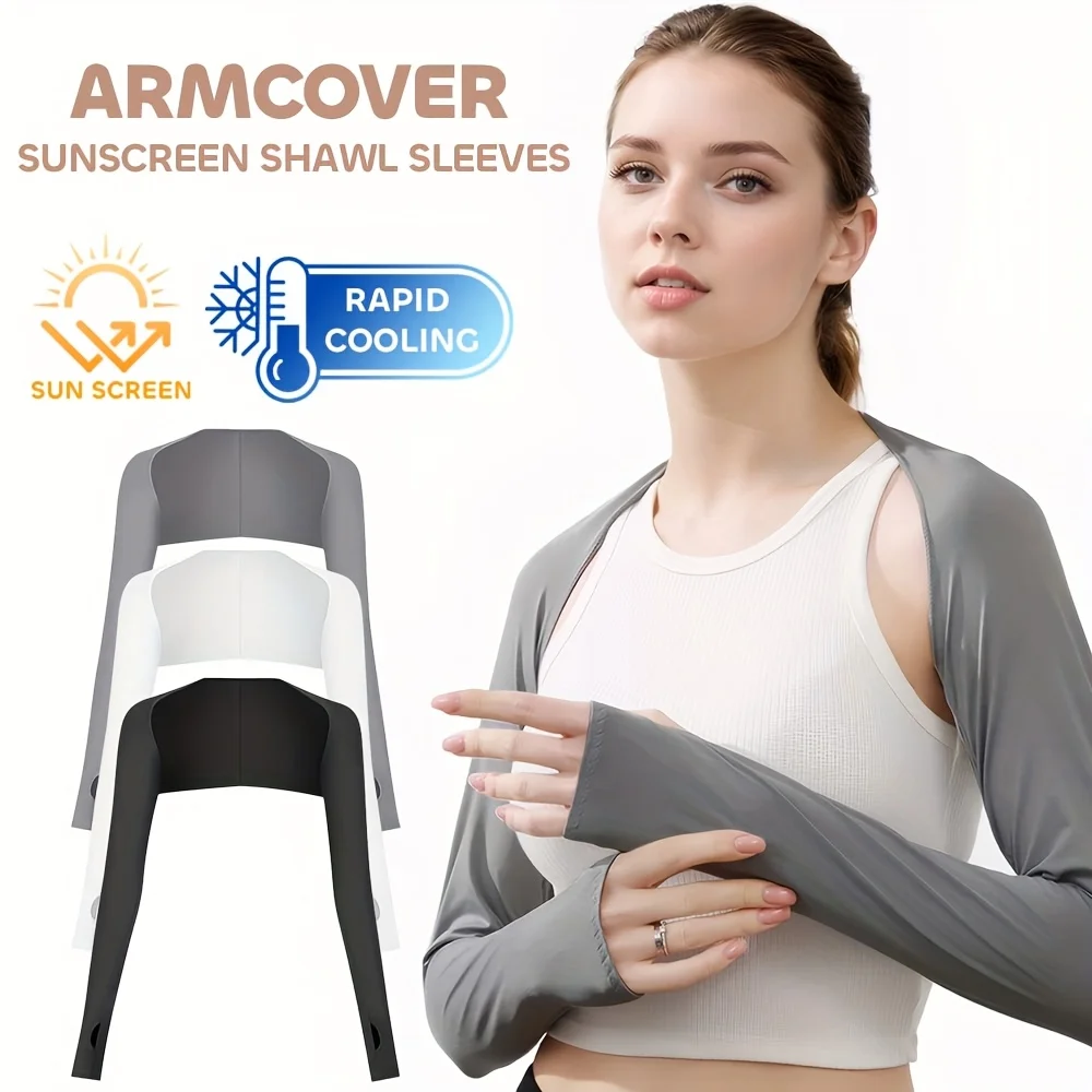 1pc Ice Silk UV Protection Arm - Shawl Wrap Winter ulasan dan harga