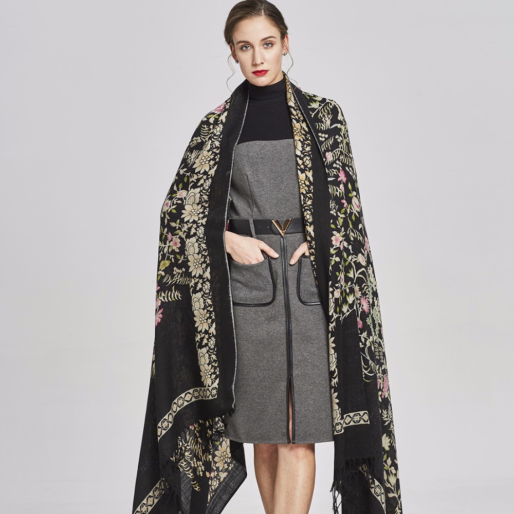 Luxury Brand Scarf Female Male - Wool Scarf Men ulasan dan harga