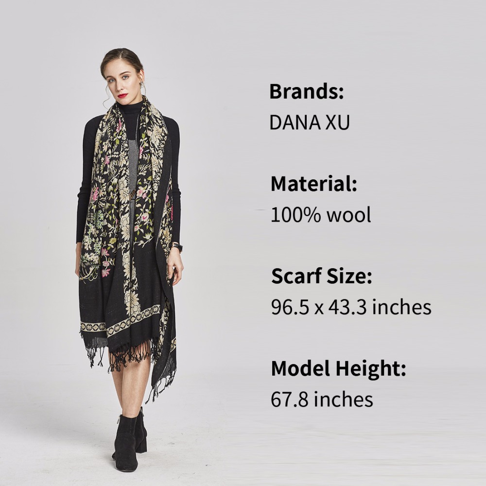 Luxury Brand Scarf Female Male - Wool Scarf Men ulasan dan harga