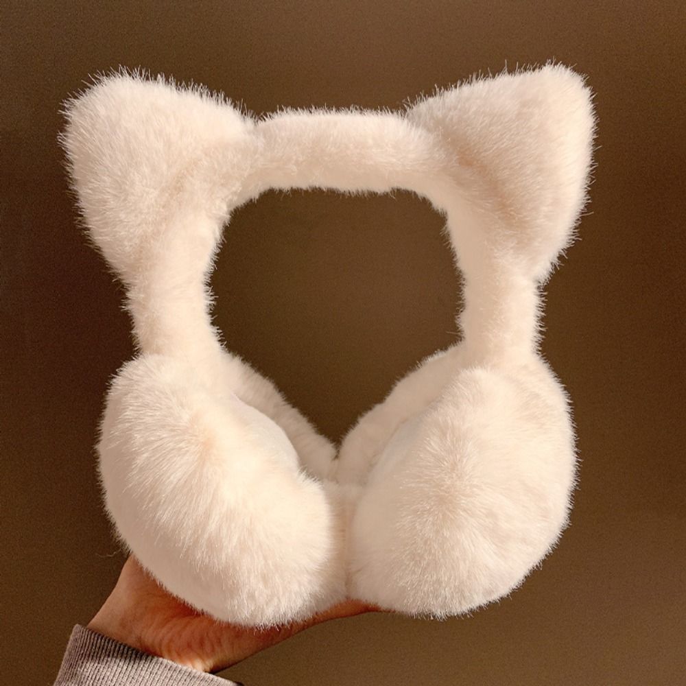 Cute Cat Earmuffs Winter Warm  - Earmuffs Foldable ulasan dan harga