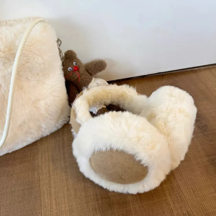 Fashion Plush Ear Muffs Foldab - Earmuffs Foldable ulasan dan harga