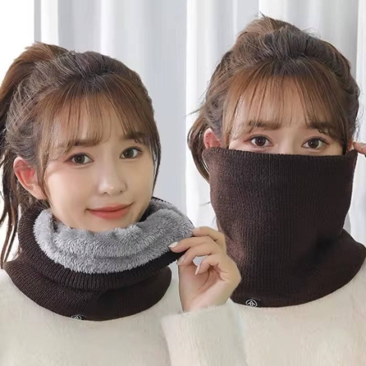 Solid Winter Plush Muffler Woo - Winter Headband Fleece ulasan dan harga