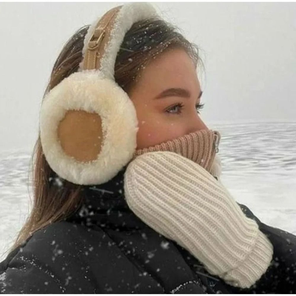 Plush Ear Muffs Warmer Foldabl - Earmuffs Foldable ulasan dan harga