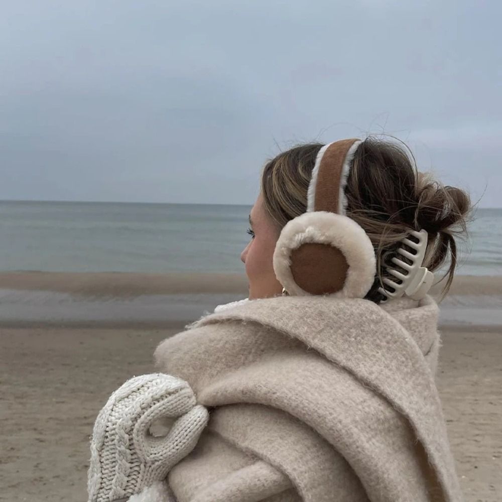 Plush Ear Muffs Warmer Foldabl - Earmuffs Foldable ulasan dan harga