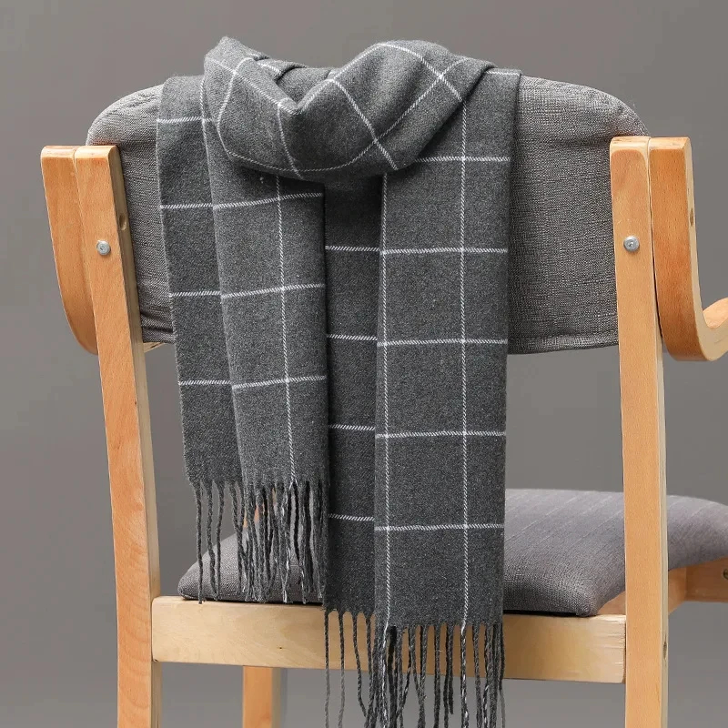 2024 New Winter Men Scarf Keep - Wool Scarf Men ulasan dan harga