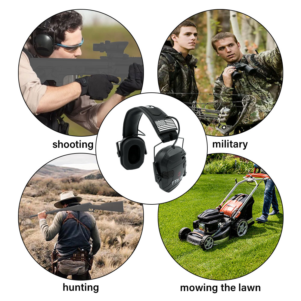 W1/W3 Electronic Shooting Earm - Earmuffs Foldable ulasan dan harga