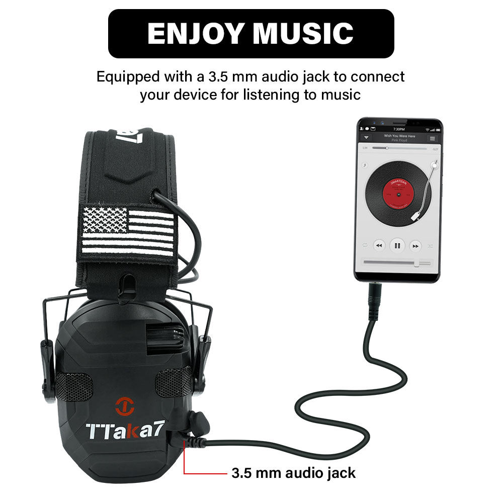 W1/W3 Electronic Shooting Earm - Earmuffs Foldable ulasan dan harga